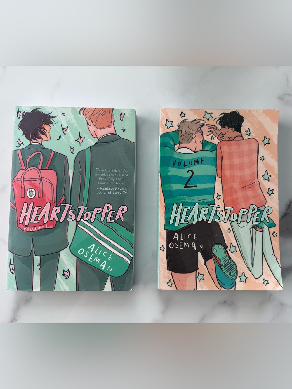 Heartstopper Volume 1 & 2 by Alice Oseman